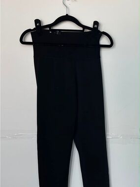Herve Leger Black High-Rise Leggings